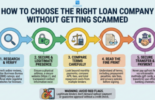 How to choose the right loan company and avoid online loan scams